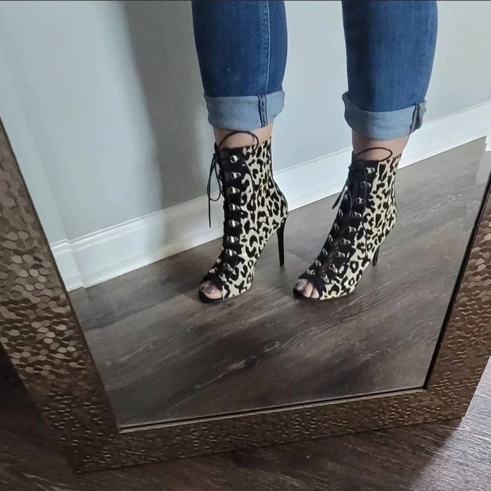 OPEN toed booties - Picture 3 of 3